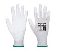 Portwest Va199g7rm Vending antistatique PU Palm Glove, Regular, taille : Medium, gris