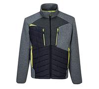 Portwest Veste baffle hybride DX4 – Gris Métal – Taille L – DX471MGRL