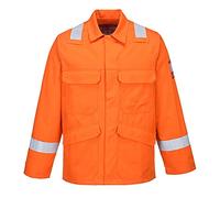 Portwest Veste Bizflame Plus, Couleur: Orange, Taille: S, FR25ORRS