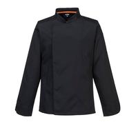 Portwest Veste Cuisine Meshair Pro L/S, Couleur: Noir, Taille: L, C838BKRL