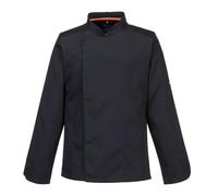 Portwest Veste Cuisine Meshair Pro L/S, Couleur: Noir, Taille: XXXL, C838BKRXXXL