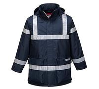 Portwest Veste de pluie FR anti-statique Bizflame, Couleur: Marine, Taille: S, S785NARS