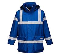 Portwest Veste de pluie FR anti-statique Bizflame, Couleur: Marine, Taille: XL, S785NARXL
