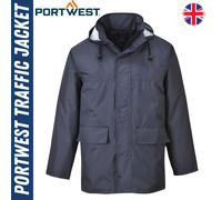 Portwest Veste Étanche Confort Trafic Coton 300D Oxford PU Capuche S437