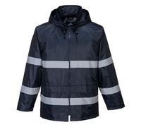 Portwest Veste Imperméable Classique Iona Hi Vis À Capuche légère