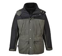 Portwest Veste respirante Orkney 3 en 1, Couleur: Gris, Taille: 4XL, S532GRR4XL