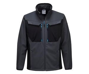 Portwest WX3 Softshell Jacket for men, Color: Metal Grey, Size: S, T750MGRS