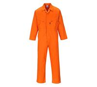 Portwest Zip Boilersuit, colorOrange talla Small
