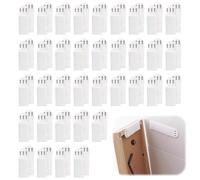 PORUPAEL Command Lot de 36 paires de bandes adhésives résistantes pour accrocher des photos, petites tailles, sans clous, bandes adhésives de style Command pour cadres, affiches, décoration