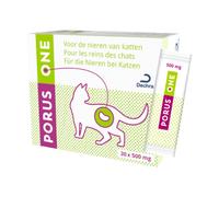Porus One - Complément faible en protéines 30x500 mg pour chats souffrant de problèmes rénaux