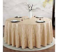 PORUTE Nappe Ronde Toile Cirée Impermeable 180cm, Nappe De Table PVC, Nappe Imprimé Anti-Taches, Nappe Moderne pour Décoration De Table De Cuisine