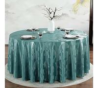 PORUTE Nappe Ronde Toile Cirée Impermeable 180cm, Nappe De Table PVC, Nappe Imprimé Anti-Taches, Nappe Moderne pour Décoration De Table De Cuisine