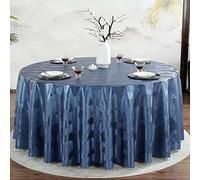 PORUTE Nappe Ronde Toile Cirée Impermeable 200cm, Nappe De Table PVC, Nappe Imprimé Anti-Taches, Nappe Moderne pour Décoration De Table De Cuisine
