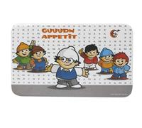 POS 31728 Planche à petit-déjeuner en mélamine avec pieds en caoutchouc Motif homme de Mayence Env. 20,5 x 14,5 cm