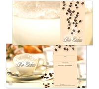 POS BON - 100 bons cadeaux à remplir - formulaires imprimés pour les cafés et salons de thé G1219F-0-100