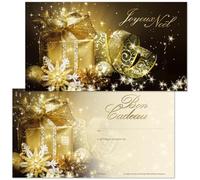 POS BON - 100 bons cadeaux à remplir - formulaires imprimés pour Noël X1216F-0-100-V1