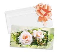 POS BON - 100 formulaires pour créer vos propres bons cadeaux avec enveloppe/nœuds ruban pour les entreprises horticoles BL9250F-2-100