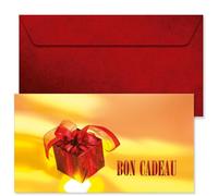 POS BON - 25 bons cadeaux à remplir avec enveloppe - formulaires imprimés pour des entreprises U1220F-1-25
