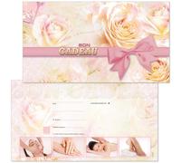 POS BON - 25 bons cadeaux à remplir - formulaires imprimés pour des instituts de beauté KS1289F-0-25-V1