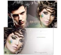 POS BON - 25 bons cadeaux à remplir - formulaires imprimés pour des salons de coiffure K1706F-25-V1