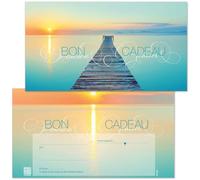 POS BON - 50 bons cadeaux à remplir - formulaires imprimés pour des salons de beauté et d'autres entreprises MA1266F-0-50-V1