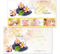 POS BON - 50 bons cadeaux à remplir - formulaires imprimés pour instituts de beauté KS1234F-0-50