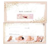 POS BON - 50 formulaires pour créer vos propres bons cadeaux pour des salons de beauté entreprises KS9285F-0-50-V2