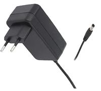 POS C12150A-H, 12V/1,5A/18W, adaptateur horizontal, noir, prise AC: CEE 7/16. fiche 2,1 x 5,5 mm droite