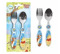 Couverts pour enfants - DISNEY - Winnie l'Ourson - Manche Plastique - 2 Parties