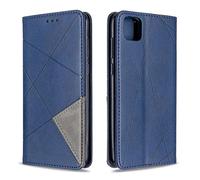 Posanter Coque pour Huawei Y5P / Honor 9S, Housse Portefeuille en Cuir Etui de Protection avec Slim TPU Silicone Bumper Antichoc Magnétique Flip Case, Porte Cartes avec Fonction Support Cover (Bleu)