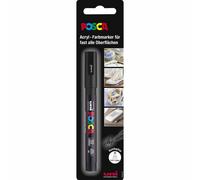 Posca 186592 POSCA Marqueur UNI PC-3M noir BK