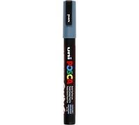 Faber-Castell uni-ball 186535 - Marqueur uni POSCA PC-3M, 0.9-1.3 mm, gris ardoise