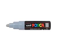 POSCA Lot de 12 Marqueurs pointe large conique PC7M G Gris