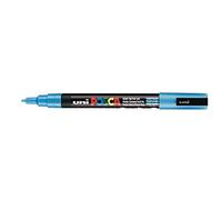 POSCA Lot de 12 Marqueurs Pte conique fine POSCA PC3M 0,9-1,3mm Bleu Ciel