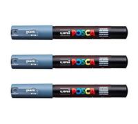 Posca Lot de 3 marqueurs PC-1M Uni-Ball (gamme complète de 22 couleurs disponibles)