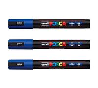 Posca Lot de 3 marqueurs PC-5M Uni-Ball (gamme complète de 35 couleurs disponibles)