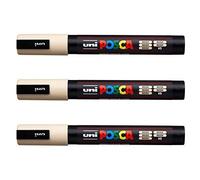 Posca Lot de 3 marqueurs PC-5M Uni-Ball (gamme complète de 35 couleurs disponibles)