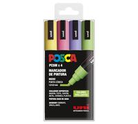 Posca Marqueurs PC-5M Couleurs vives – Lot de 4
