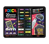 POSCA Marqueur à pigment 'DOODLE ART', mallette métal de 20