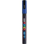 Uni Mitsubishi Pencil Marqueur POSCA Bleu foncé 1,5 mm Pointe fine