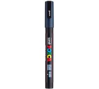 UNIBALL Marqueur à pigment POSCA PC-3M – Pointe ronde – Bleu marine – Indélébile