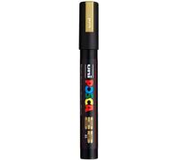 POSCA - Marqueur acrylique PC-5M Or, pointe ronde 1,8-2,5 mm