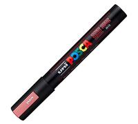 POSCA - Marqueur acrylique PC-5M rouge, pointe ronde 1,8-2,5 mm | Marqueur à encre pigmentée à base d'eau, opaque, pour presque toutes les surfaces, pointe remplaçable
