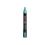Uni Mitsubishi Pencil – Marqueur Posca PC-5M – Pointe conique moyenne 2,5 mm – Vert métal