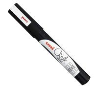 UNIBALL Marqueur craie 10391 - Pointe conique fine 0,9-1,3 mm - Noir
