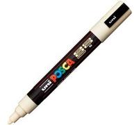 POSCA - Marqueur acrylique PC-5M ivoire, pointe ronde 1,8-2,5 mm | Marqueur à encre pigmentée à base d'eau, opaque, pour presque toutes les surfaces, pointe remplaçable