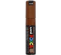 UNI-BALL Marqueur Pte large biseautée POSCA PC8K 8mm Marron