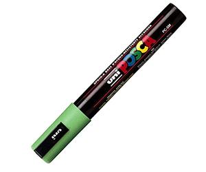 POSCA Marqueur Osama Uni PC5 à pointe moyenne ronde avec un trait de 1,8 mm à 2,5 mm couleur vert clair