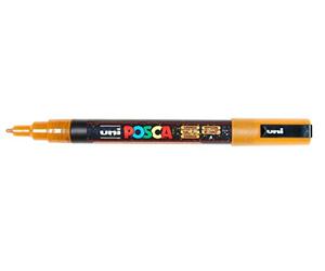 POSCA Marqueur PC3ML Pte conique fine en plastique Orange Pailleté