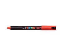 Uni-Ball Posca Marqueur peinture PC-1MR Pointe calibrée extra-fine Rouge